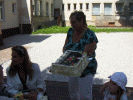 Paní Tomčíková nakonec pro všechny připravila velký dort